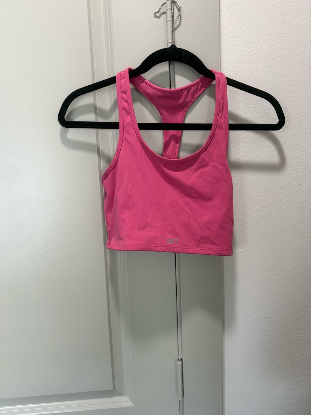 Women's  Pink Racerback Bra Set Active